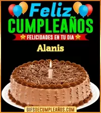 GIF Felicidades en tu día Alanis